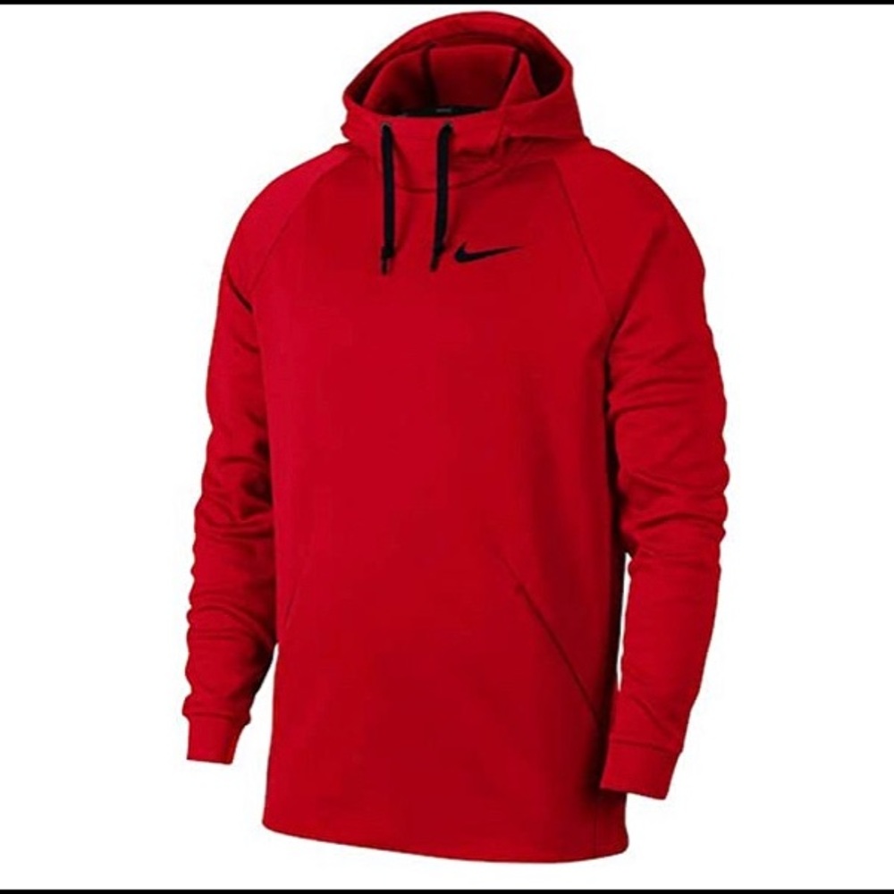 red nike hoodie